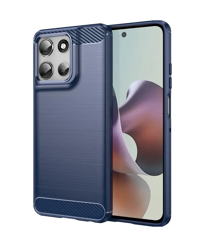 Coque Moto G56 5G flexible effet brossé