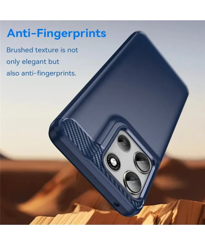 Coque Moto G56 5G flexible effet brossé