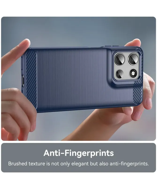 Coque Moto G56 5G flexible effet brossé