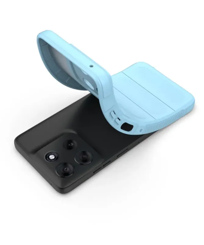 Coque Moto G56 5G Rugged silicone avec verre trempé