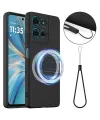 Coque Moto G56 5G Silicone Liquide MagSafe, Lanière