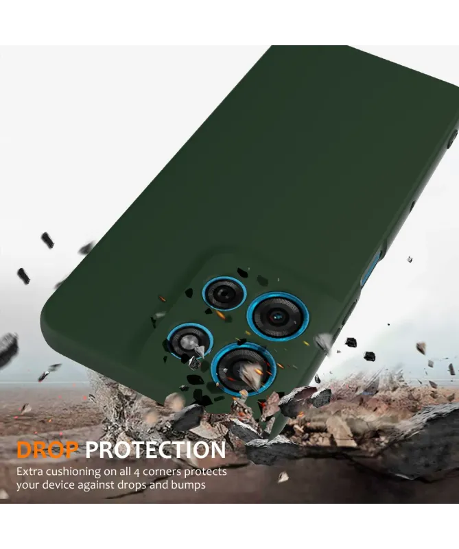 Coque Moto G56 5G Silicone Liquide MagSafe, Lanière