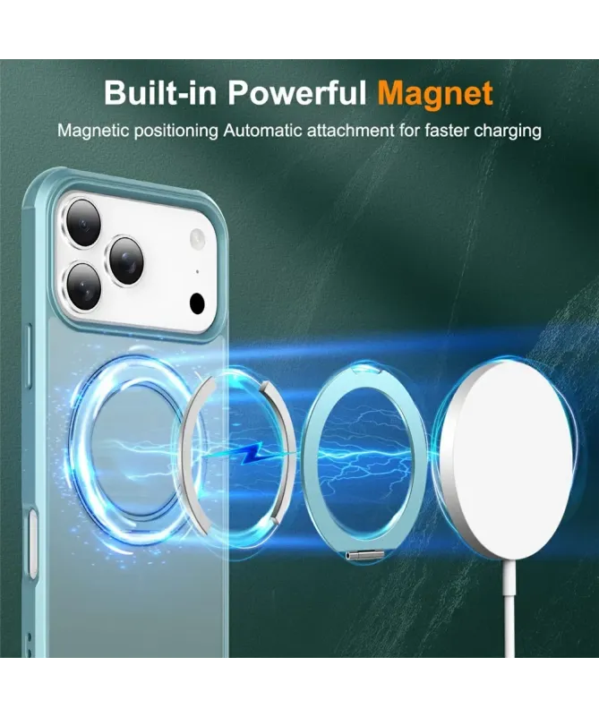 Coque iPhone 17 Pro Max | Antichoc MagSafe avec Anneau