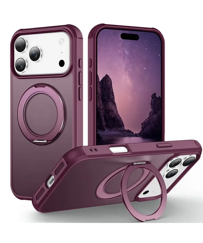 Coque iPhone 17 Pro Max | Antichoc MagSafe avec Anneau