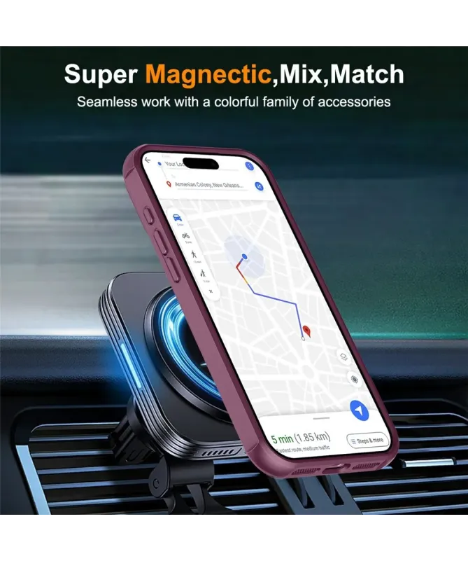 Coque iPhone 17 Pro Max | Antichoc MagSafe avec Anneau