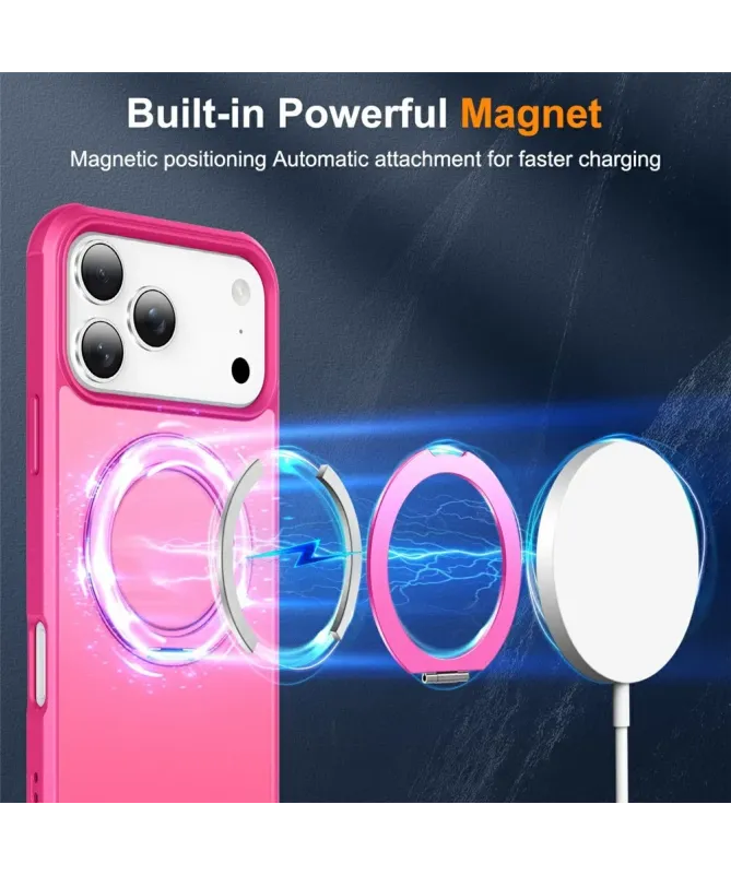 Coque iPhone 17 Pro Max | Antichoc MagSafe avec Anneau