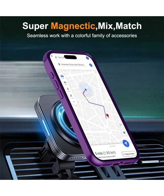 Coque iPhone 17 Pro Max | Antichoc MagSafe avec Anneau