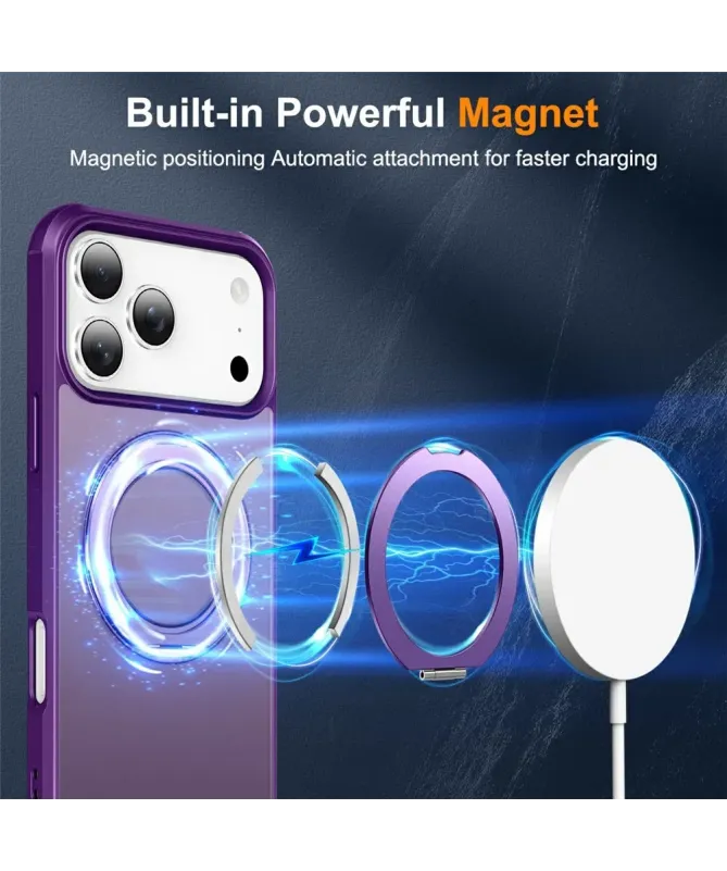 Coque iPhone 17 Pro Max | Antichoc MagSafe avec Anneau