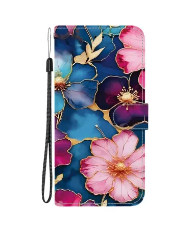 Housse iPhone 17 Pro Max | Portefeuille Fleurs