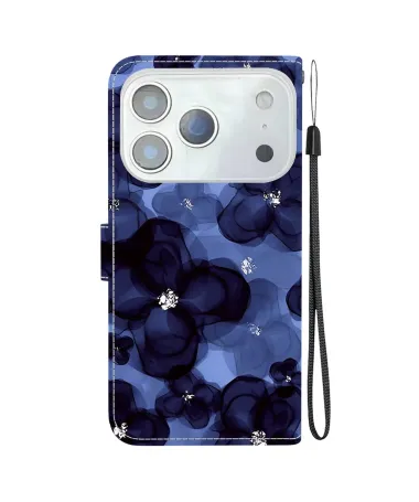 Housse iPhone 17 Pro Max | Portefeuille Blue Orchid