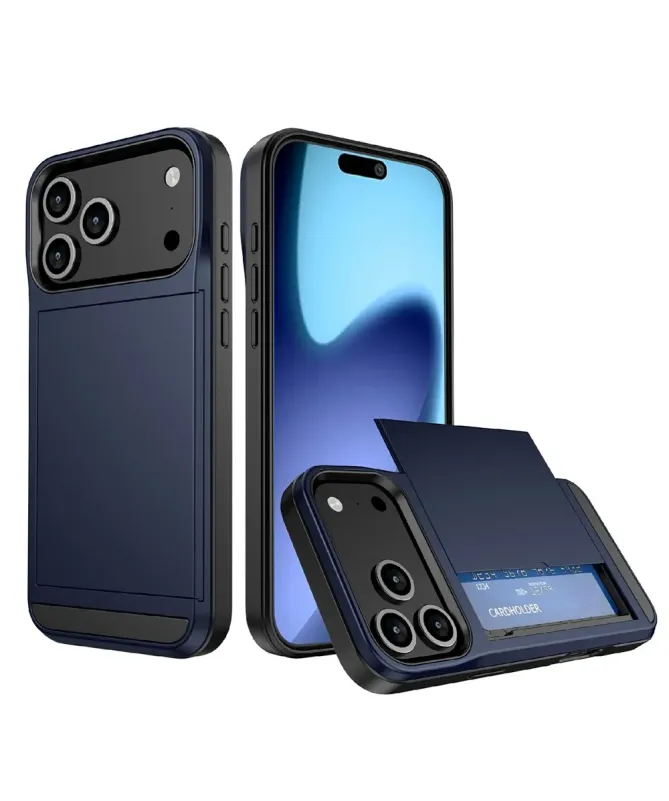 Coque iPhone 17 Pro Max LoCard effet mat porte cartes