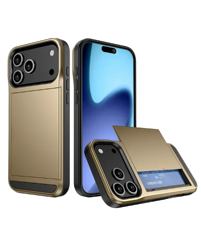 Coque iPhone 17 Pro Max LoCard effet mat porte cartes