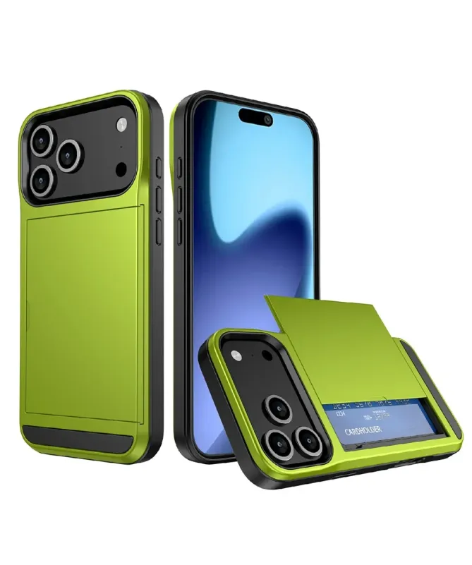 Coque iPhone 17 Pro Max LoCard effet mat porte cartes