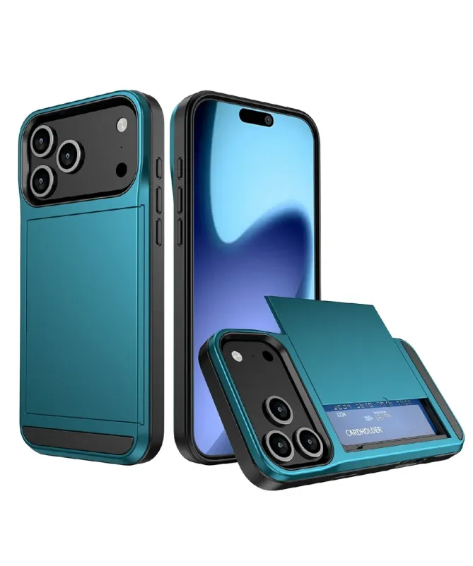 Coque iPhone 17 Pro Max LoCard effet mat porte cartes