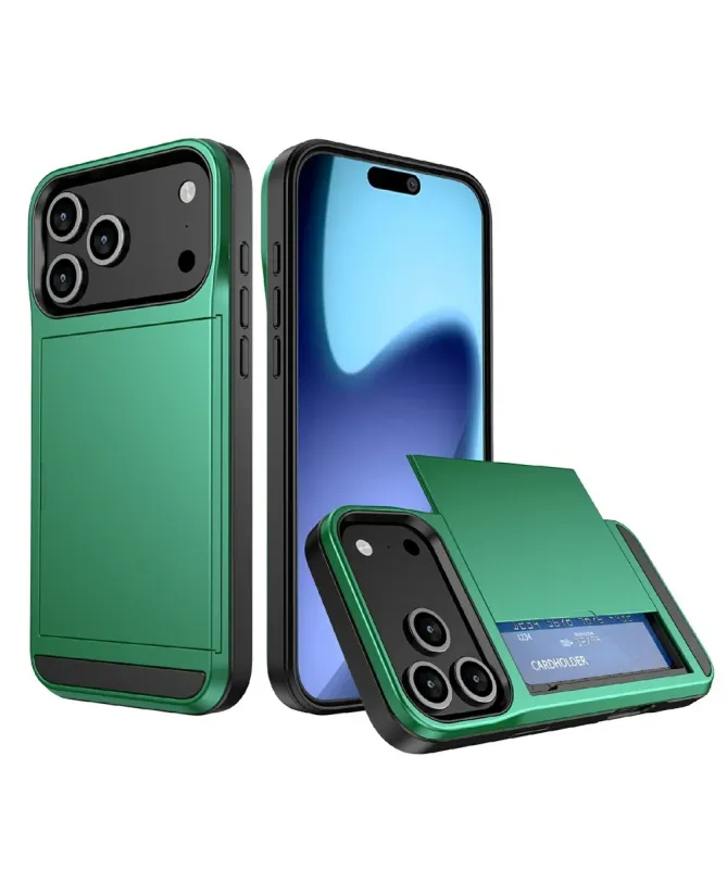 Coque iPhone 17 Pro Max LoCard effet mat porte cartes