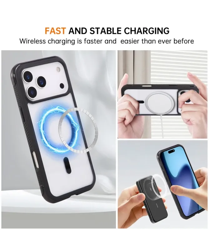 Coque iPhone 17 Pro Max | Transparente MagSafe avec Dragonne