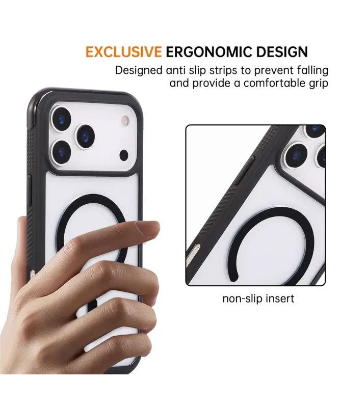 Coque iPhone 17 Pro Max | Transparente MagSafe avec Dragonne