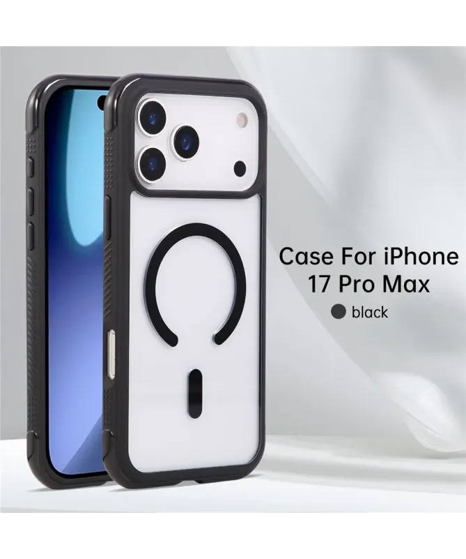 Coque iPhone 17 Pro Max | Transparente MagSafe avec Dragonne