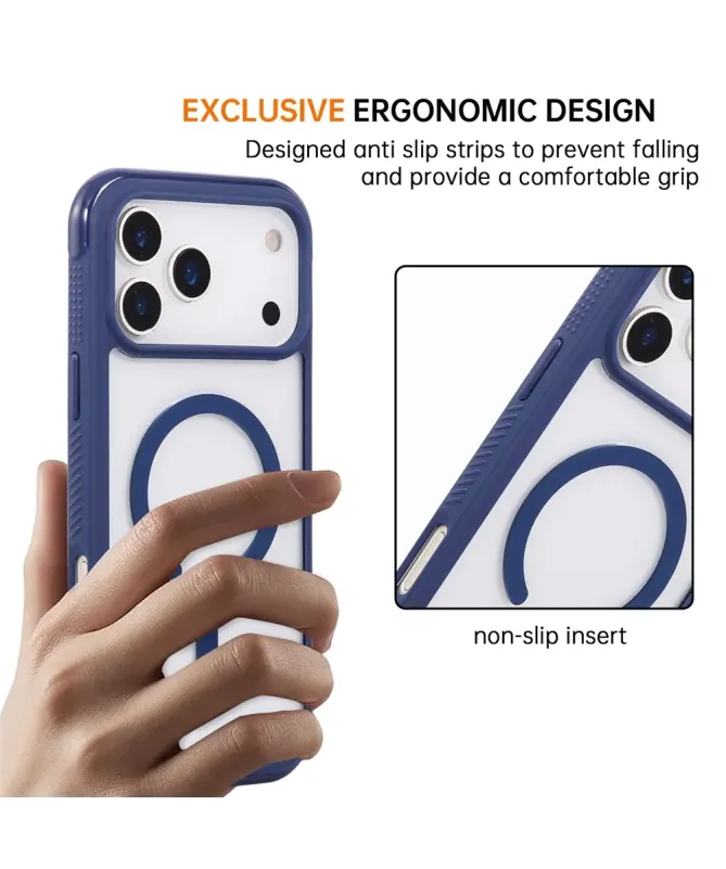 Coque iPhone 17 Pro Max | Transparente MagSafe avec Dragonne