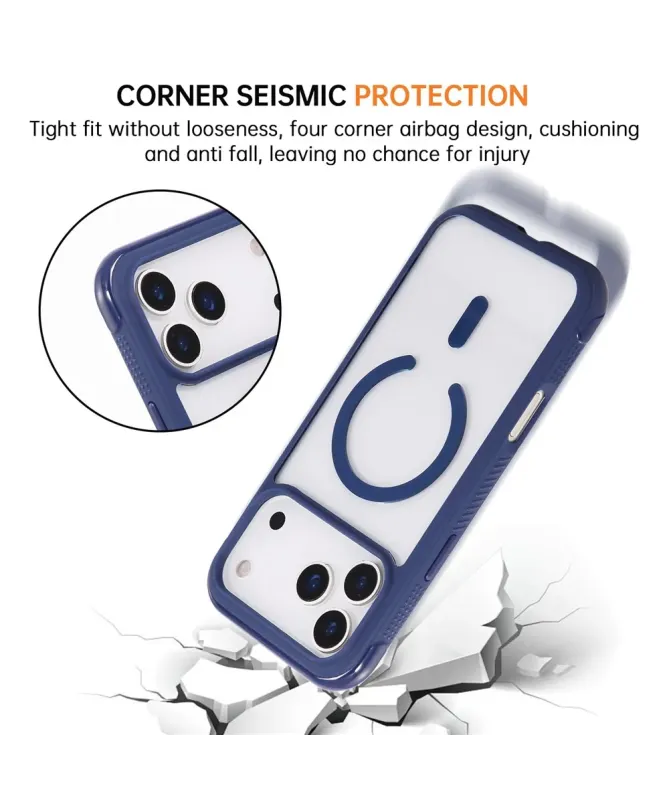 Coque iPhone 17 Pro Max | Transparente MagSafe avec Dragonne