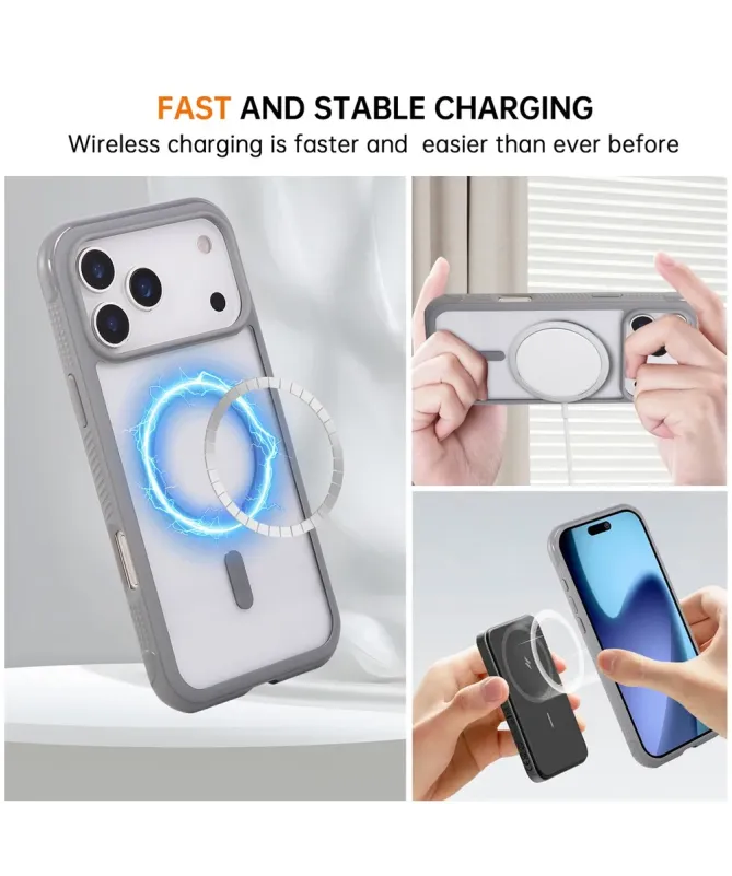 Coque iPhone 17 Pro Max | Transparente MagSafe avec Dragonne