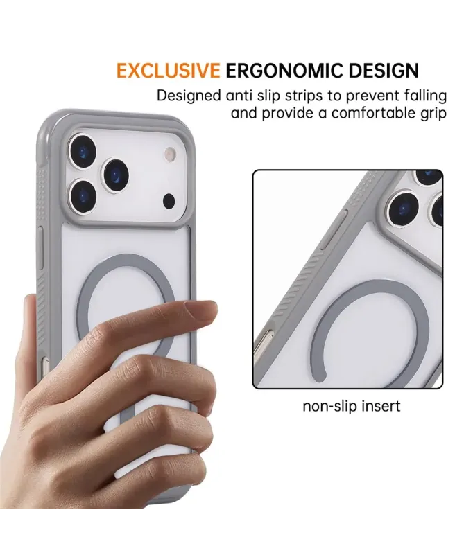 Coque iPhone 17 Pro Max | Transparente MagSafe avec Dragonne