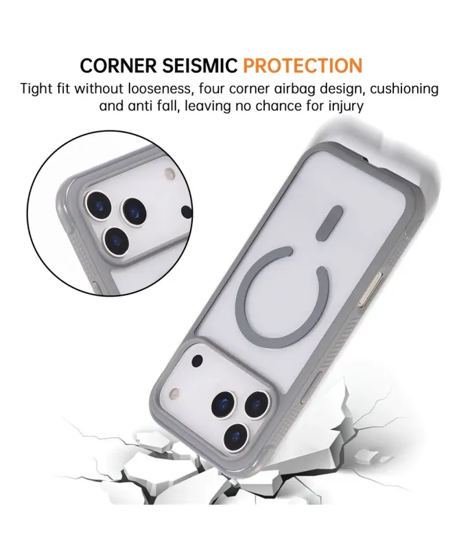 Coque iPhone 17 Pro Max | Transparente MagSafe avec Dragonne