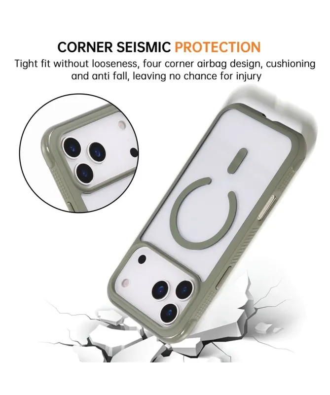 Coque iPhone 17 Pro Max | Transparente MagSafe avec Dragonne