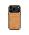 Coque iPhone 17 Pro Max | Étui Cuir Carte & Support