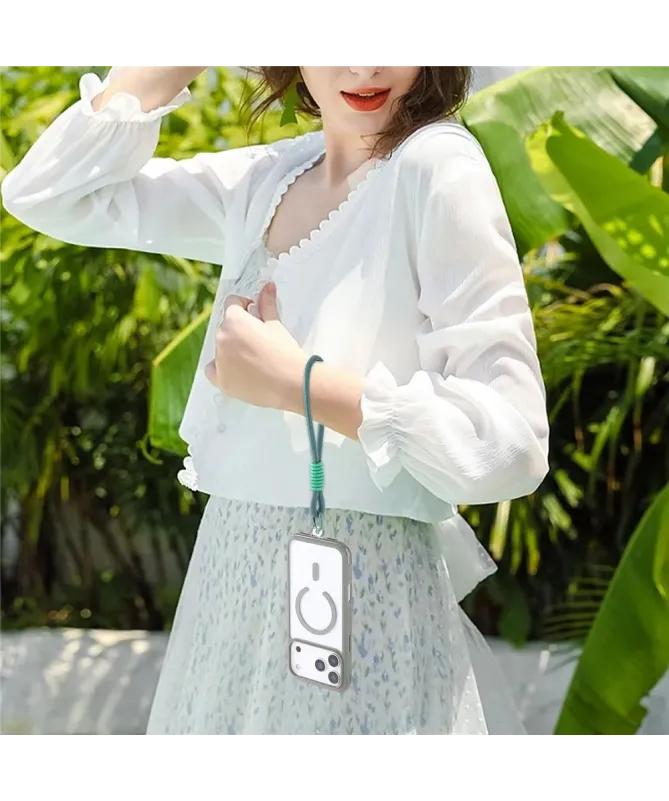 Coque iPhone 17 Pro Max | Transparente MagSafe avec Dragonne