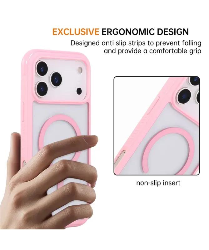 Coque iPhone 17 Pro Max | Transparente MagSafe avec Dragonne