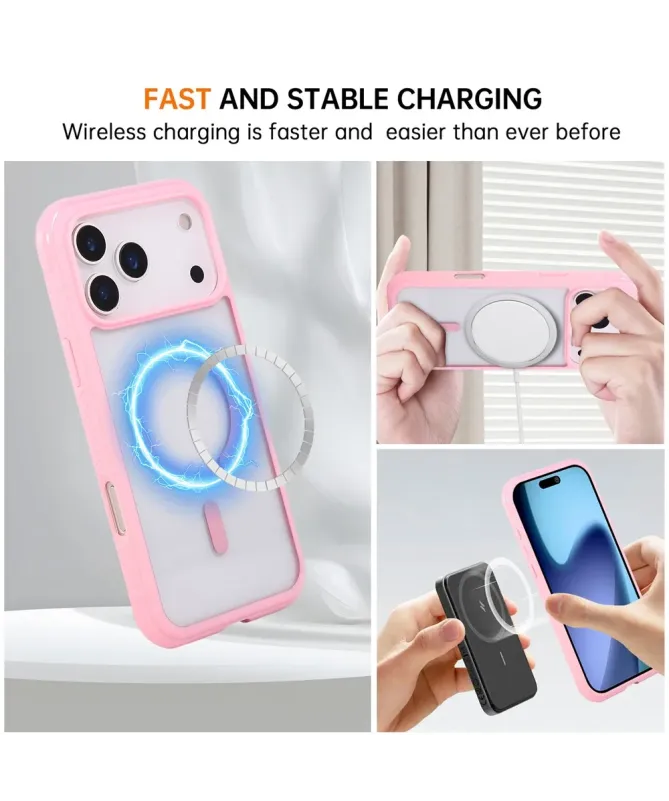 Coque iPhone 17 Pro Max | Transparente MagSafe avec Dragonne