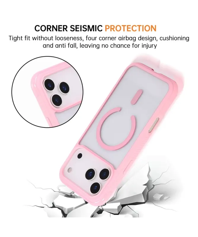 Coque iPhone 17 Pro Max | Transparente MagSafe avec Dragonne