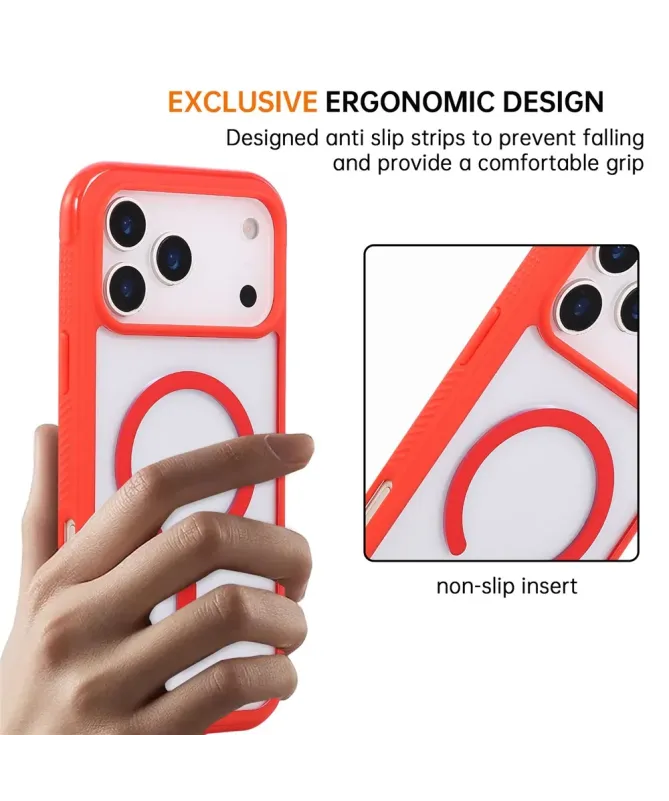 Coque iPhone 17 Pro Max | Transparente MagSafe avec Dragonne