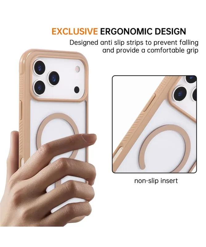 Coque iPhone 17 Pro Max | Transparente MagSafe avec Dragonne