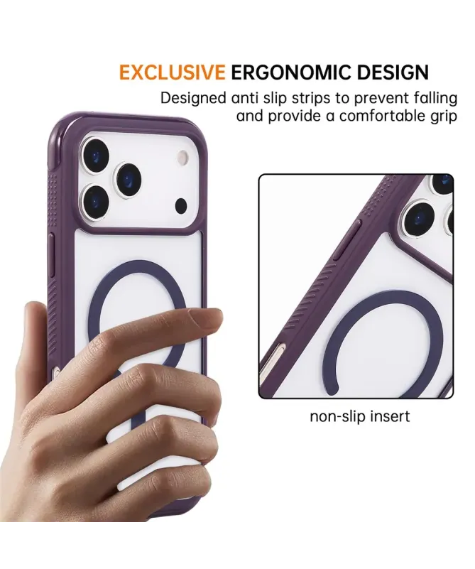 Coque iPhone 17 Pro Max | Transparente MagSafe avec Dragonne