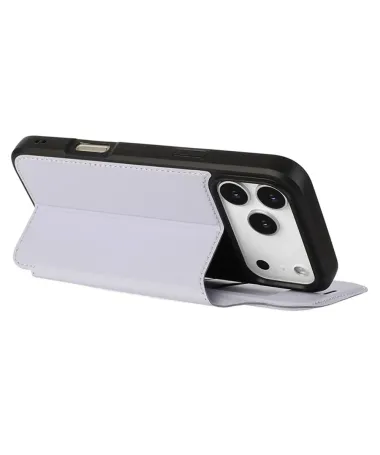 Coque iPhone 17 Pro Max | Étui Cuir Portefeuille Violet clair - photo 17