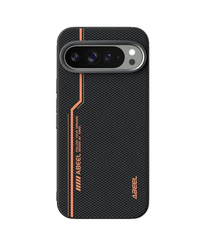 Coque Google Pixel 10 / 10 Pro Racing Noir et Orange