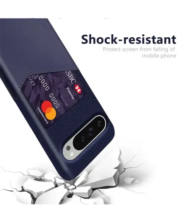 Coque Google Pixel 10 / 10 Pro Texture Tissu et Porte-carte | TÄCKA Bleu marine - photo 18