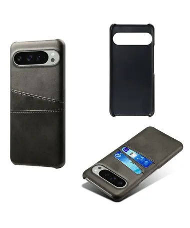 Coque Google Pixel 10 / 10 Pro Porte Cartes Simili Cuir Basique Noir - photo 5