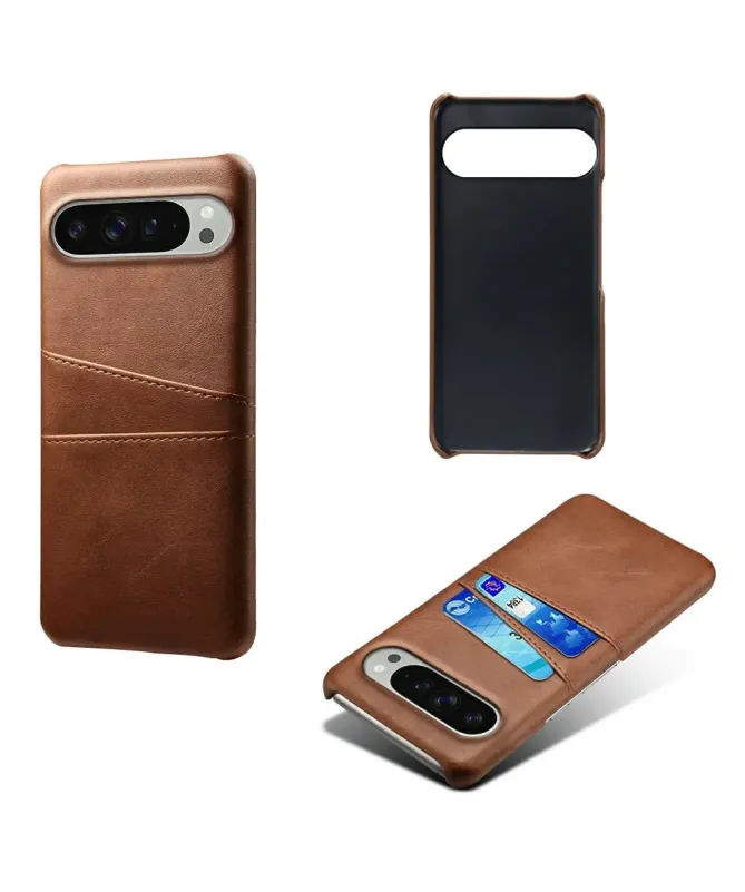 Coque Google Pixel 10 / 10 Pro Porte Cartes Simili Cuir Basique