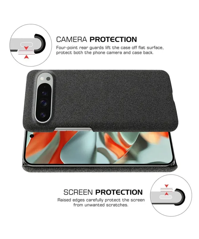 Coque Google Pixel 10 / 10 Pro revêtement tissu