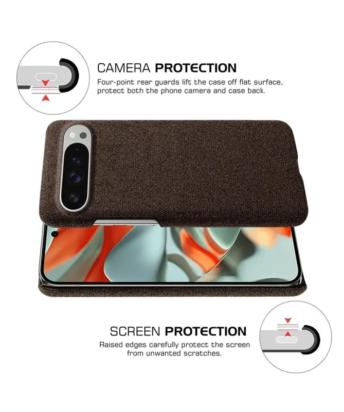 Coque Google Pixel 10 / 10 Pro revêtement tissu