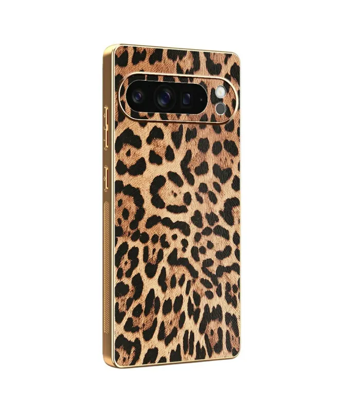 Coque Google Pixel 10 Pro Léopard Doré