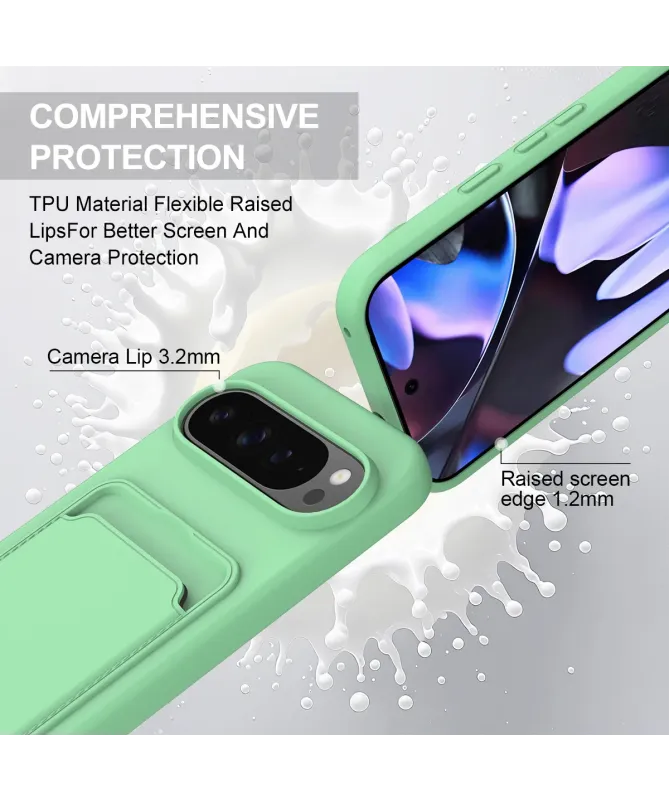 Coque avec Mini Cordon Google Pixel 10 Pro Silicone et Porte-carte