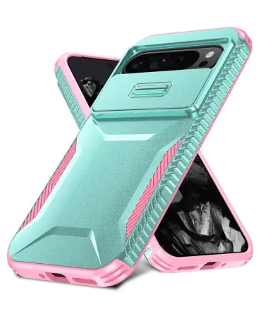 Coque Google Pixel 10 Pro / 10 CamShield Anti-Choc Sécurité Caméra Cyan - photo 27