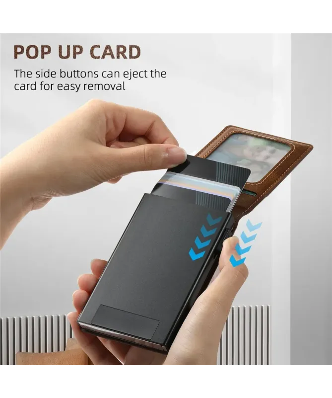 Coque Google Pixel 10 Pro / 10 Cuir Cireux et Portefeuille Pop-up