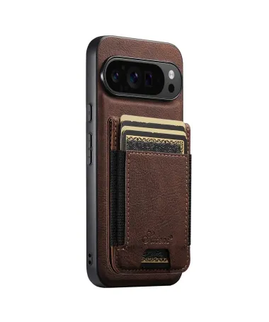 Coque Google Pixel 10 Pro / 10 Portefeuille Magnétique Marron - photo 8