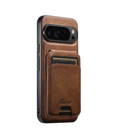 Coque Google Pixel 10 Pro / 10 et Portefeuille Magnétique H15 Marron - photo 2