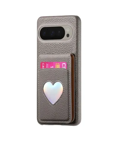Coque Google Pixel 10 Pro / 10 avec Portefeuille et Miroir Gris - photo 8